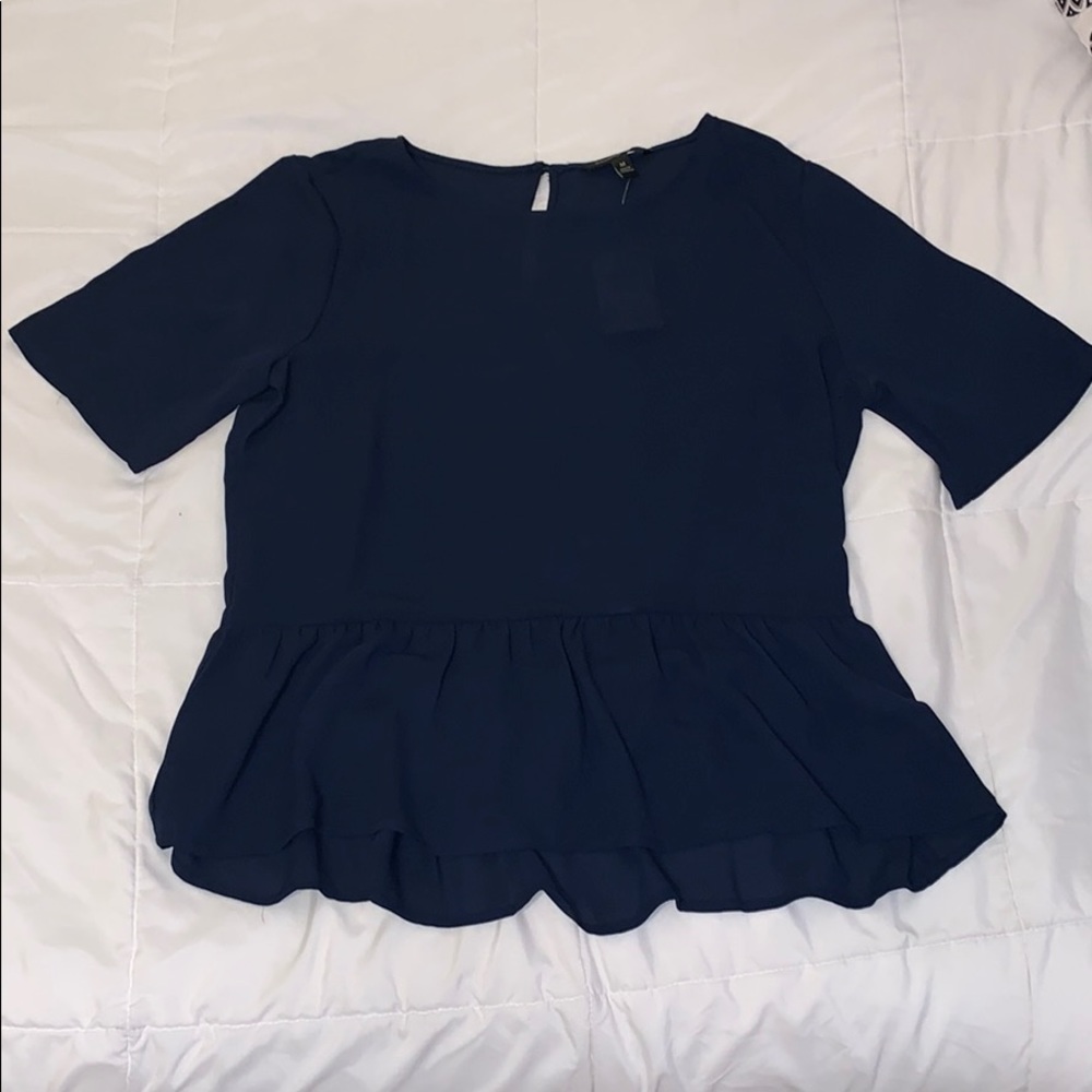 Navy blouse